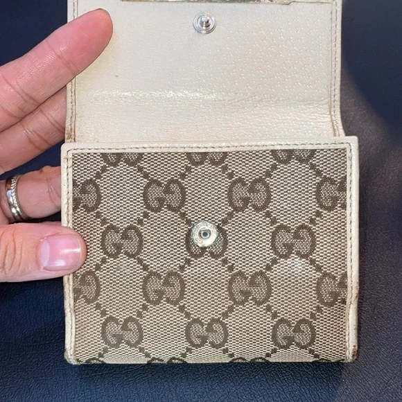 Gucci Gg Pattern Jacquard Wallet beige - Picture 8 of 11